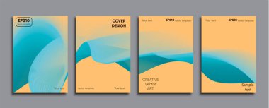 Yaratıcı renkli kapak. Kapak tasarımı.