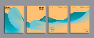 Yaratıcı renkli kapak. Kapak tasarımı.