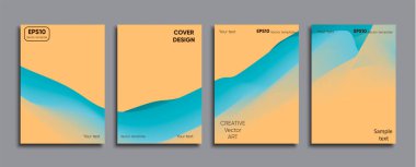 Yaratıcı renkli kapak. Kapak tasarımı.