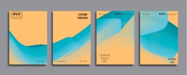 Yaratıcı renkli kapak. Kapak tasarımı.