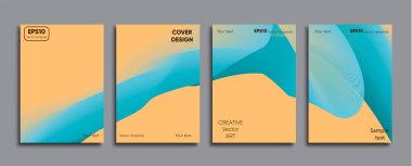 Yaratıcı renkli kapak. Kapak tasarımı.