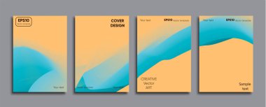 Yaratıcı renkli kapak. Kapak tasarımı.