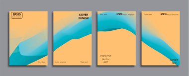 Yaratıcı renkli kapak. Kapak tasarımı.