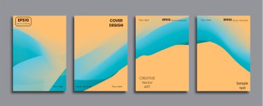 Yaratıcı renkli kapak. Kapak tasarımı.