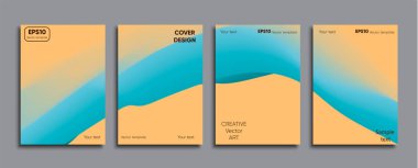 Yaratıcı renkli kapak. Kapak tasarımı.