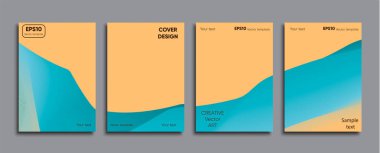 Yaratıcı renkli kapak. Kapak tasarımı.