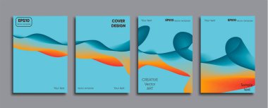 Yaratıcı renkli kapak. Kapak tasarımı.