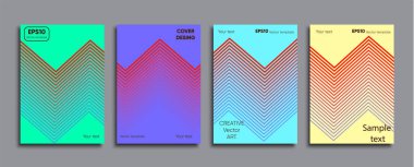 Yaratıcı renkli kapak. Kapak tasarımı.