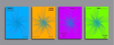 Yaratıcı renkli kapak. Kapak tasarımı.