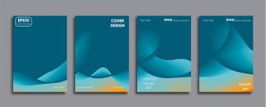 Yaratıcı renkli kapak. Kapak tasarımı.