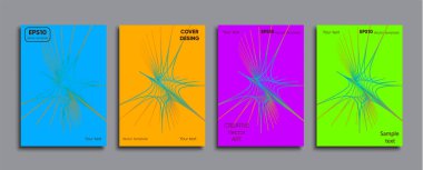 Yaratıcı renkli kapak. Kapak tasarımı.