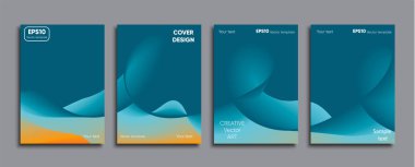 Yaratıcı renkli kapak. Kapak tasarımı.