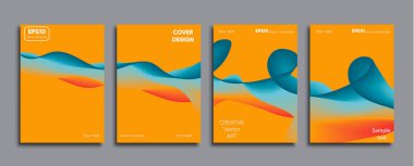 Yaratıcı renkli kapak. Kapak tasarımı.