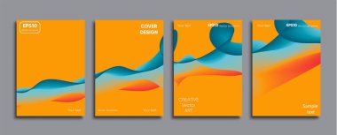 Yaratıcı renkli kapak. Kapak tasarımı.