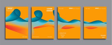 Yaratıcı renkli kapak. Kapak tasarımı.