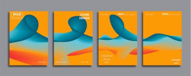 Yaratıcı renkli kapak. Kapak tasarımı.