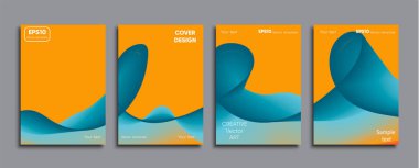 Yaratıcı renkli kapak. Kapak tasarımı.