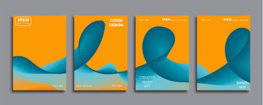 Yaratıcı renkli kapak. Kapak tasarımı.