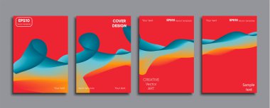 Yaratıcı renkli kapak. Kapak tasarımı.