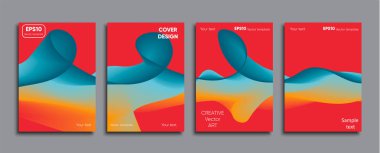 Yaratıcı renkli kapak. Kapak tasarımı.