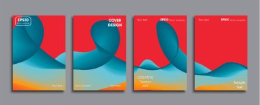 Yaratıcı renkli kapak. Kapak tasarımı.