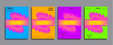 Yaratıcı renkli kapak. Kapak tasarımı.