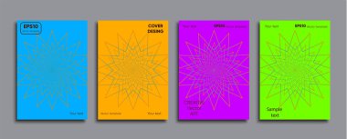 Yaratıcı renkli kapak. Kapak tasarımı.