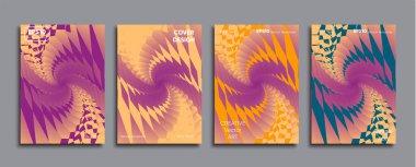 Yaratıcı renkli kapak. Kapak tasarımı.