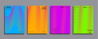 Yaratıcı renkli kapak. Kapak tasarımı.