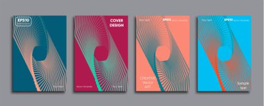 Yaratıcı renkli kapak. Kapak tasarımı.