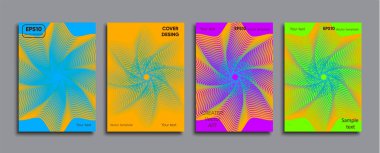 Yaratıcı renkli kapak. Kapak tasarımı.