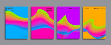 Yaratıcı renkli kapak. Kapak tasarımı.