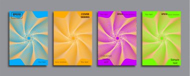 Yaratıcı renkli kapak. Kapak tasarımı.