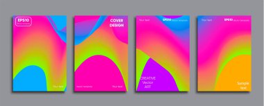 Yaratıcı renkli kapak. Kapak tasarımı.