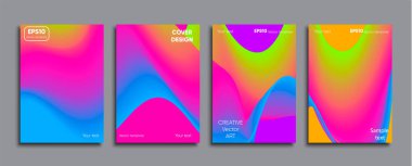 Yaratıcı renkli kapak. Kapak tasarımı.