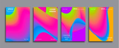 Yaratıcı renkli kapak. Kapak tasarımı.