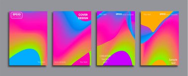 Yaratıcı renkli kapak. Kapak tasarımı.