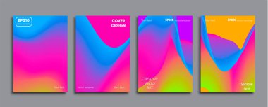 Yaratıcı renkli kapak. Kapak tasarımı.