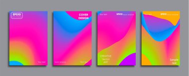 Yaratıcı renkli kapak. Kapak tasarımı.