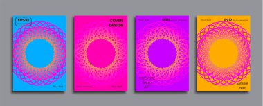 Yaratıcı renkli kapak. Kapak tasarımı.