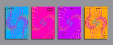 Yaratıcı renkli kapak. Kapak tasarımı.