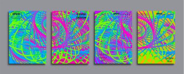 Yaratıcı renkli kapak. Kapak tasarımı.