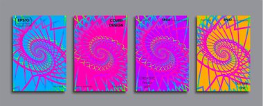 Yaratıcı renkli kapak. Kapak tasarımı.