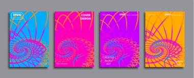 Yaratıcı renkli kapak. Kapak tasarımı.