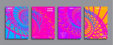 Yaratıcı renkli kapak. Kapak tasarımı.