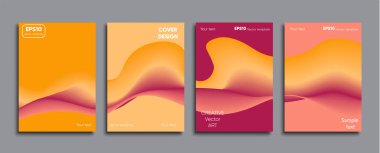 Yaratıcı renkli kapak. Kapak tasarımı.