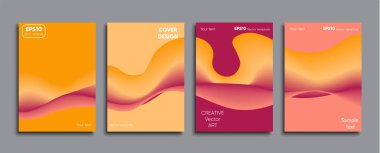 Yaratıcı renkli kapak. Kapak tasarımı.