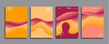 Yaratıcı renkli kapak. Kapak tasarımı.