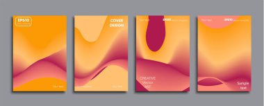 Yaratıcı renkli kapak. Kapak tasarımı.