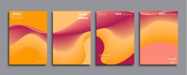 Yaratıcı renkli kapak. Kapak tasarımı.